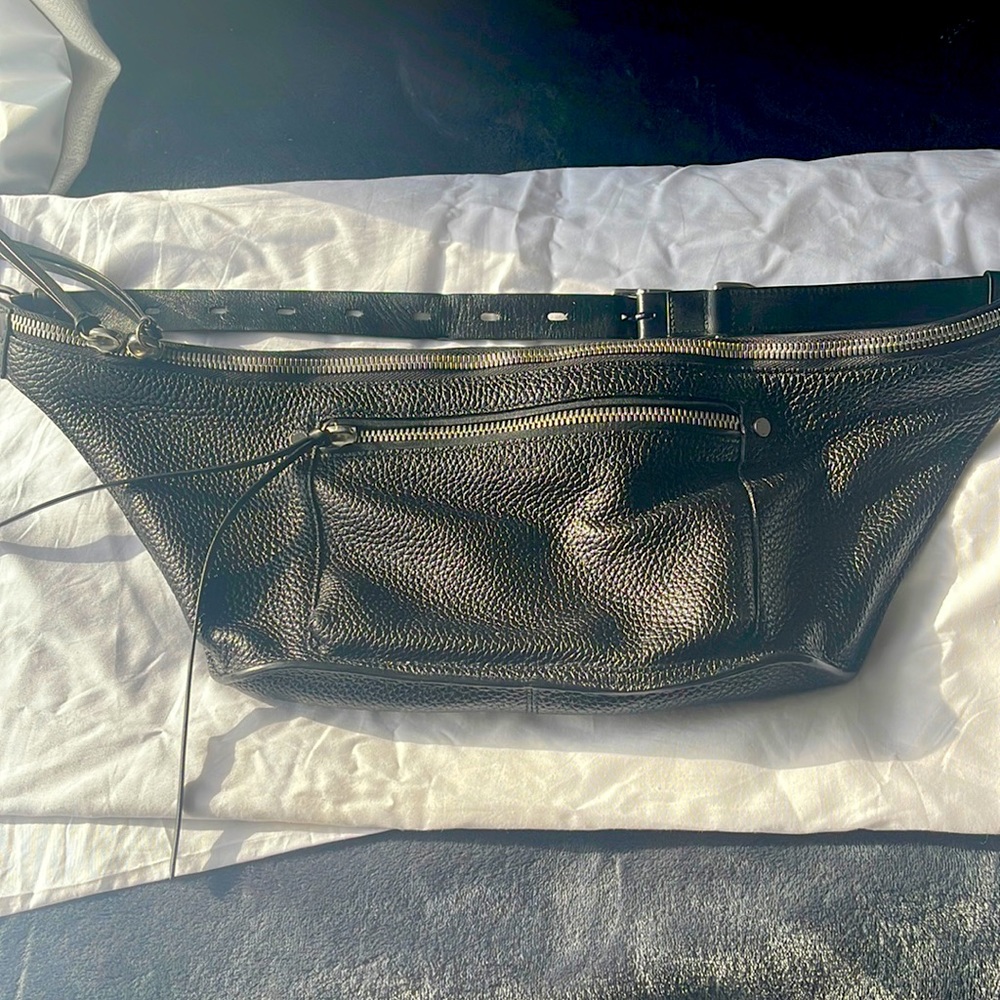 Rag&Bone Pebbled Large Elliot Leather UNISEX Fanny Pack